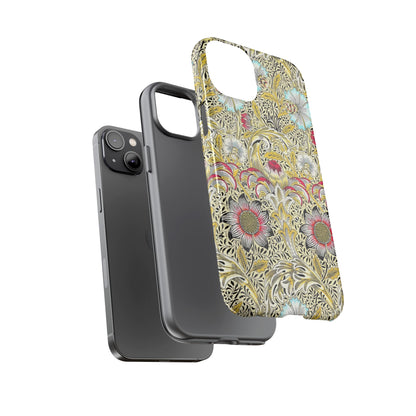 Floral Phone Case - Tough Cases, Floral Design, Stylish, Protective, Unique Gift for Her, Phone Accessories