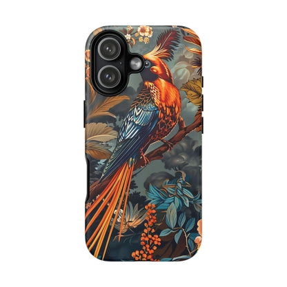 Vibrant Phone Case with Exotic Bird Design, Floral Phone Cover, Tough Case for Nature Lovers, Unique Gift Idea, Phone Accessory, [...]