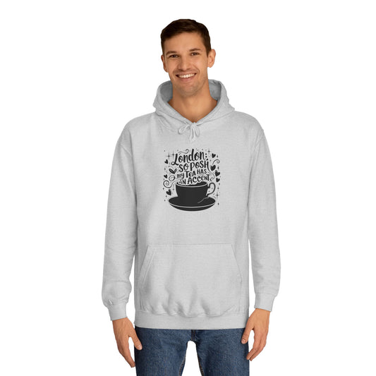 Unisex College Hoodie - London's Nostalgic Tea