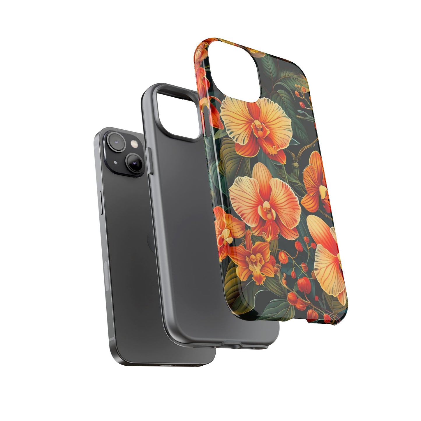Floral Phone Case - Tough Cases, Protective Cover, Gift for Her, Smartphone Accessory, Floral Design, Nature-Inspired