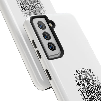 Tough Phone Case - London Street Story Design