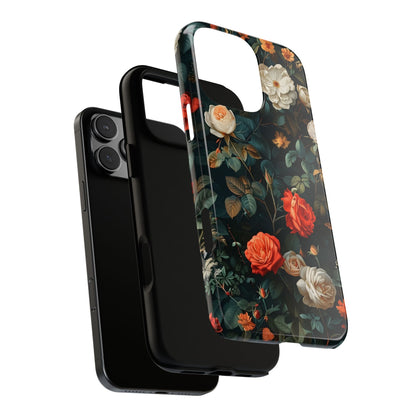 Floral Phone Case | Tough Cases with Elegant Design | Gift for Her, Mother's Day, Birthdays, Personalized, Trendy Tech Accessories