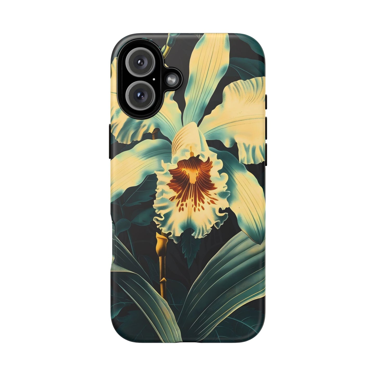 Floral Phone Case - Tough Cases with Orchid Design, Durable Smartphone Cover for Nature Lovers, Floral Gift for Her, Botanical [...]
