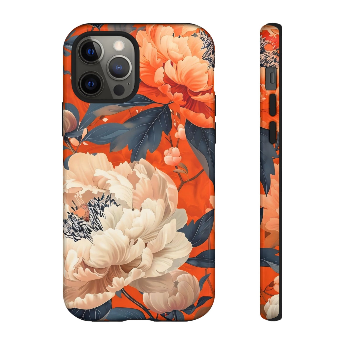 Floral Tough Case, Durable Floral Phone Case, Stylish Protection Case, Gift for Her, Spring Accessories, Mother’s Day Gift
