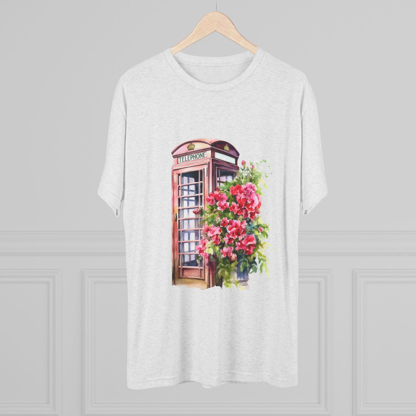 London Aesthetic Trendy Unisex Tri-Blend Crew Tee