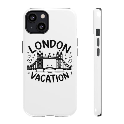 London Vacation Phone Case, Travel Accessories, Unique Gift, London Lover, Custom Phone Cover, Vacation Souvenir