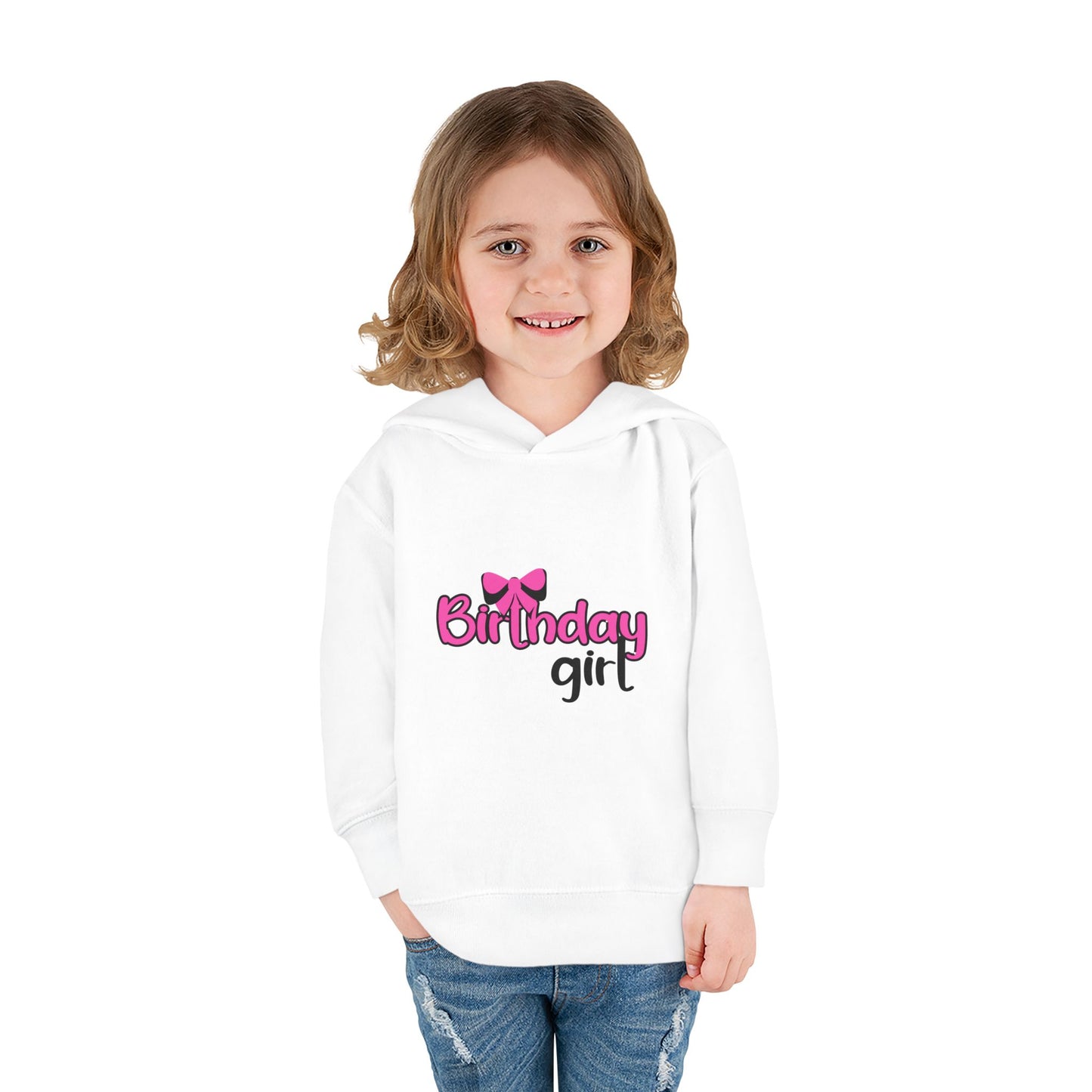 Birthday Girl Toddler Hoodie - Cute Pullover Fleece for Celebrations