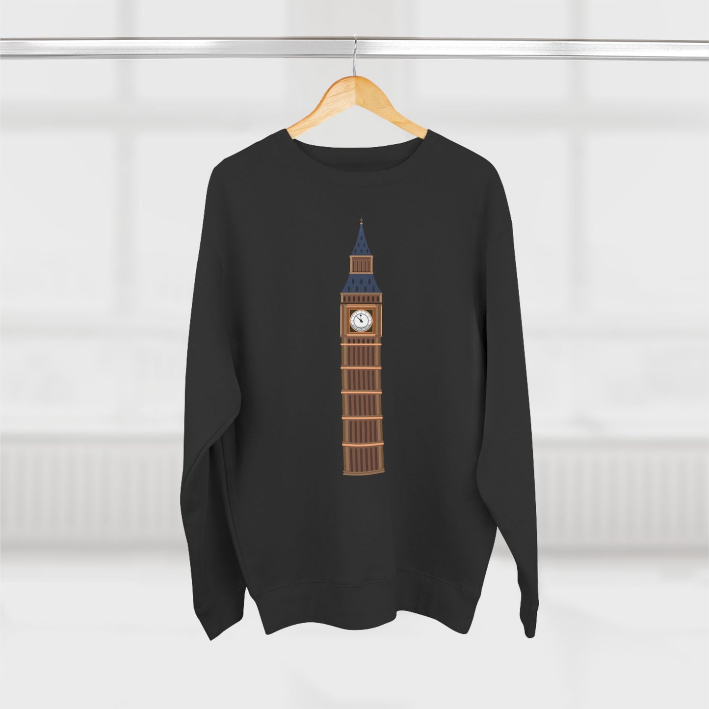 Unisex Crewneck Sweatshirt - Iconic Big Ben Clock Tower