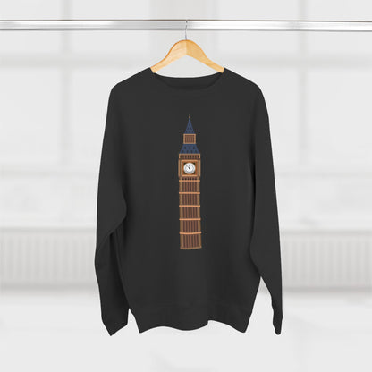 Unisex Crewneck Sweatshirt - Iconic Big Ben Clock Tower