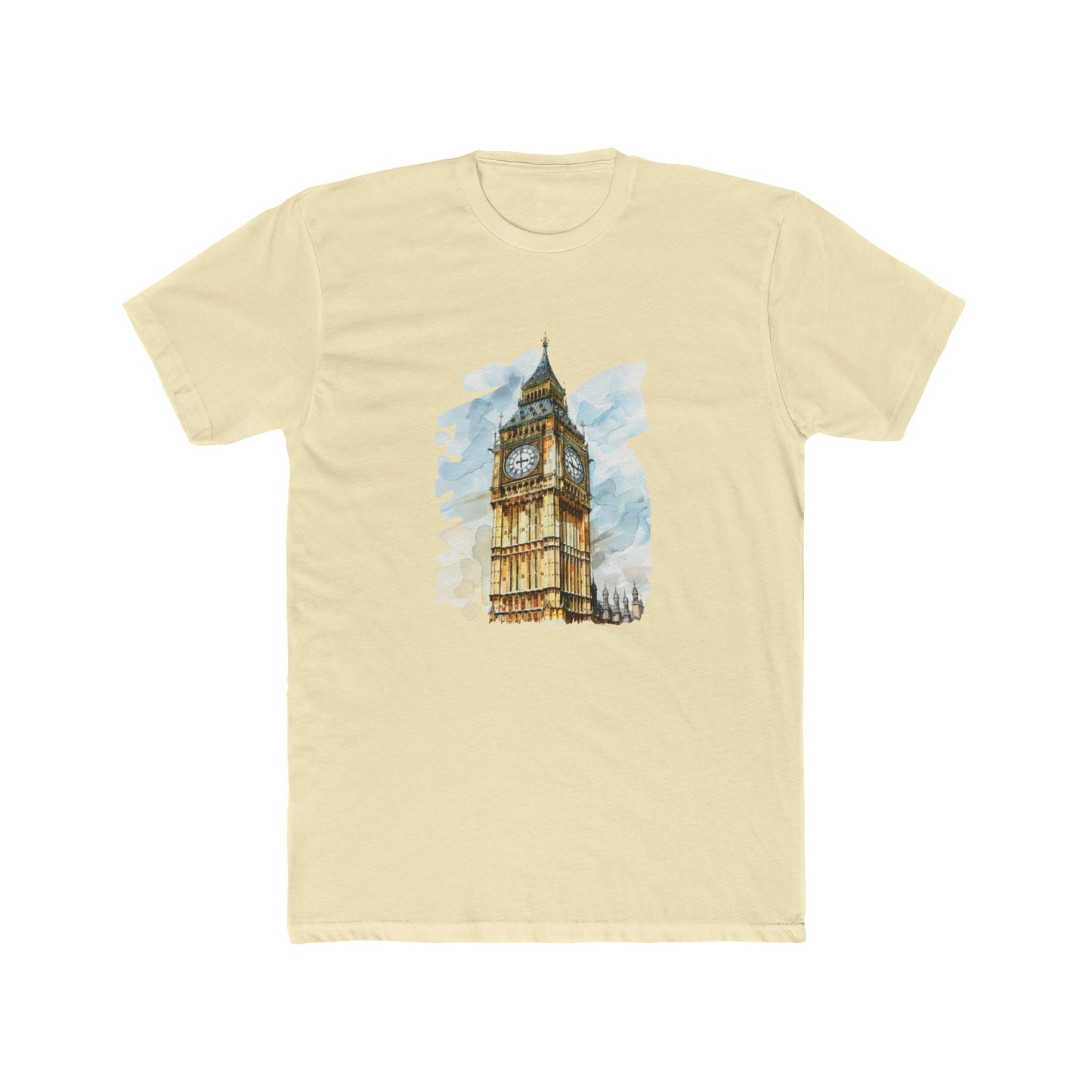 London Clock Tower - Iconic Big Ben and Timeless Soft Unisex Cotton Crew Tee