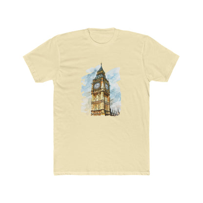 London Clock Tower - Iconic Big Ben and Timeless Soft Unisex Cotton Crew Tee