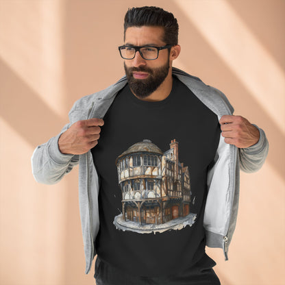 Unisex Crewneck Sweatshirt - London Pub Interior British Tavern