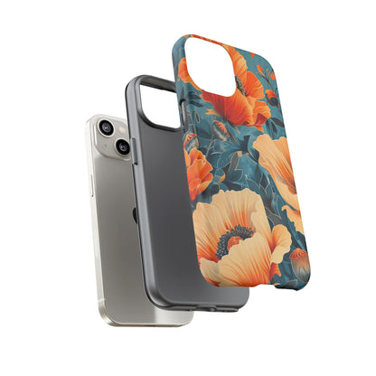 Floral Phone Case, Tough Cases for Protection and Style, Spring Aesthetic, Gift for Her, Phone Accessory for Nature Lovers