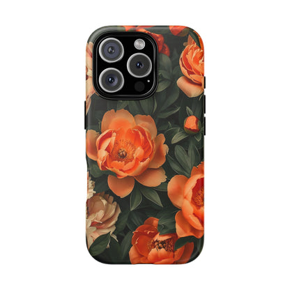 Stylish Floral Phone Case, Tough Cases, Floral Phone Cover, Gift for Her, Spring Accessories, Mother's Day, Phone Protection