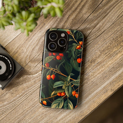 Tough Cases, Floral Phone Case, Nature-Inspired Tech, Unique Gift, Phone Accessory, Botanical Design, Fall Vibes