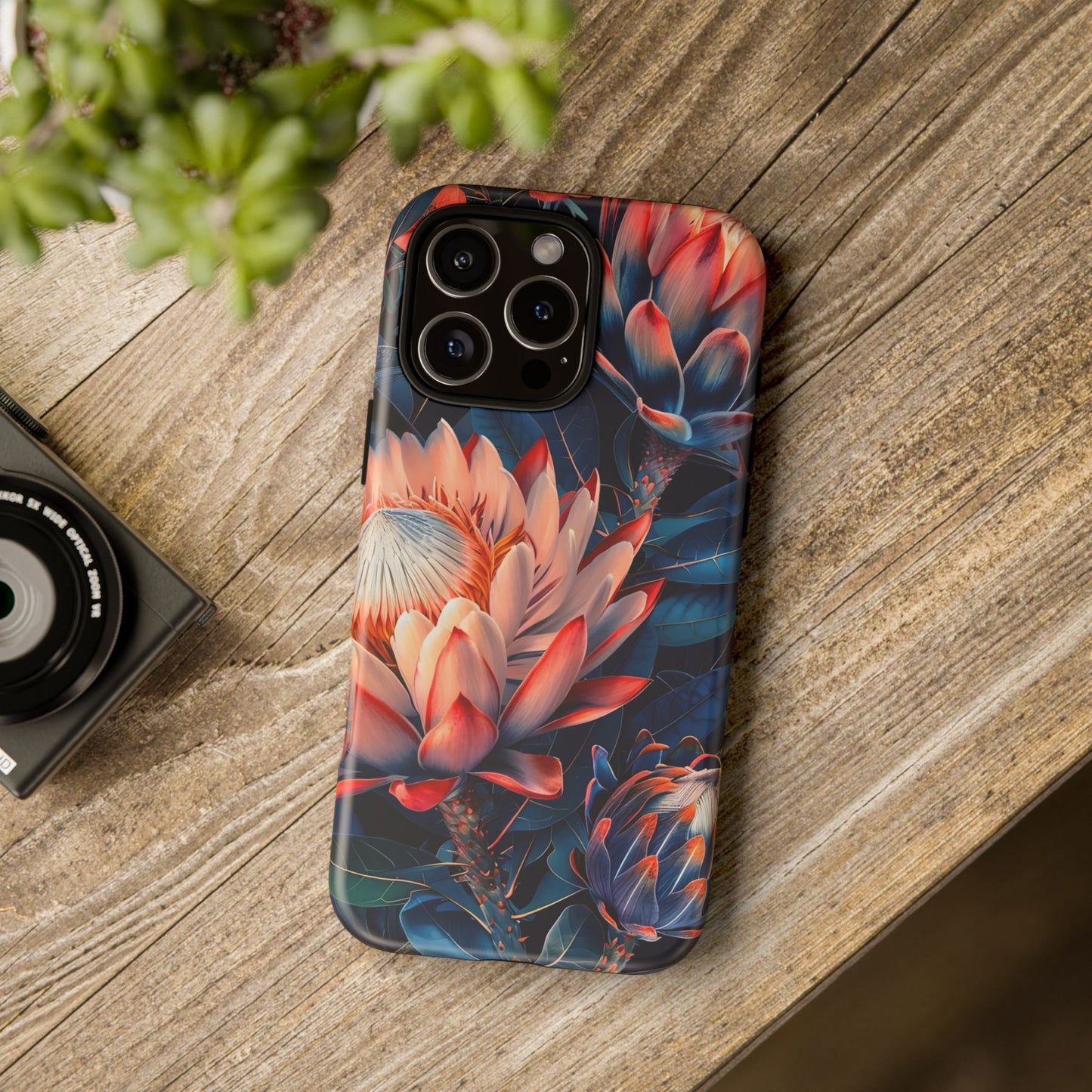 Floral Phone Case | Tough Cases, Floral Design, Phone Accessory, Gift for Her, Customizable Case, Nature Lover Gift