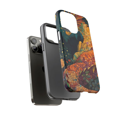 Dragon Art Phone Case, Tough Phone Cover, Fantasy Gift, Unique Mobile Accessory, Dragon Lover Gift, Stylish Protection