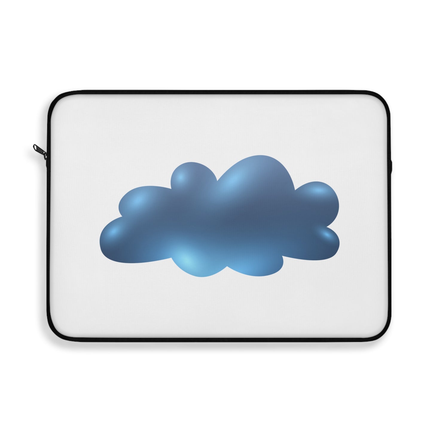 Cloudy Laptop Sleeve, Cute Cloud Design, Tech Accessory, Gift for Students, Computer Case, Protective Sleeve