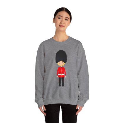 Unisex Heavy Blend™ Crewneck Sweatshirt - Scarlet Pride - The Classic British Soldier