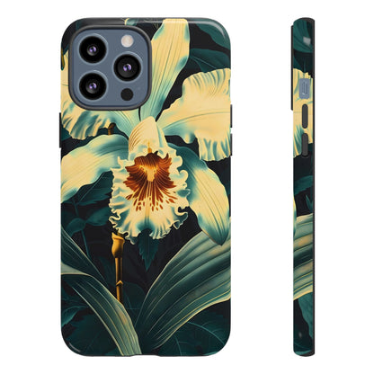 Floral Phone Case - Tough Cases with Orchid Design, Durable Smartphone Cover for Nature Lovers, Floral Gift for Her, Botanical [...]
