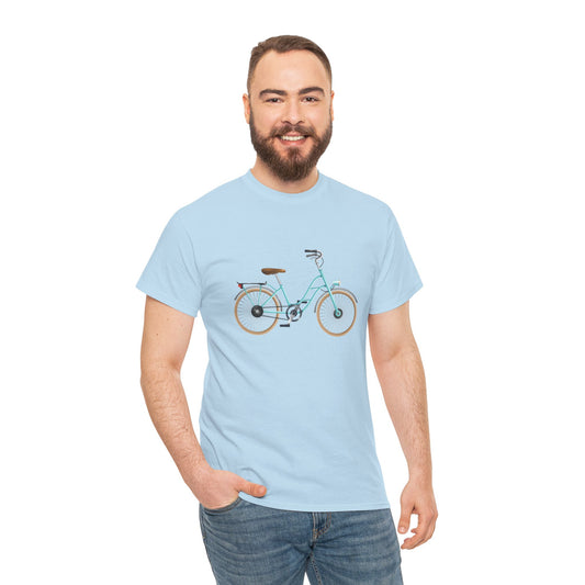 Unisex Heavy Cotton T-Shirt - Trendy British Bicycle