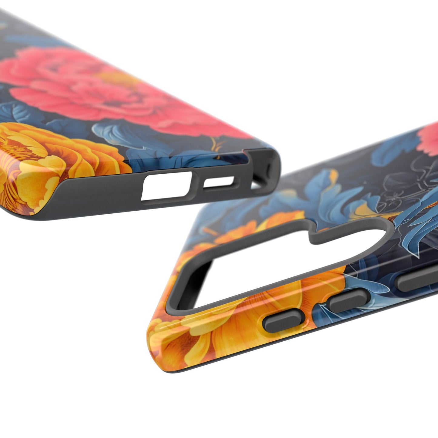 Floral Phone Case, Tough Cases, Stylish Mobile Cover, Gifts for Her, Phone Accessories, Unique Flower Design
