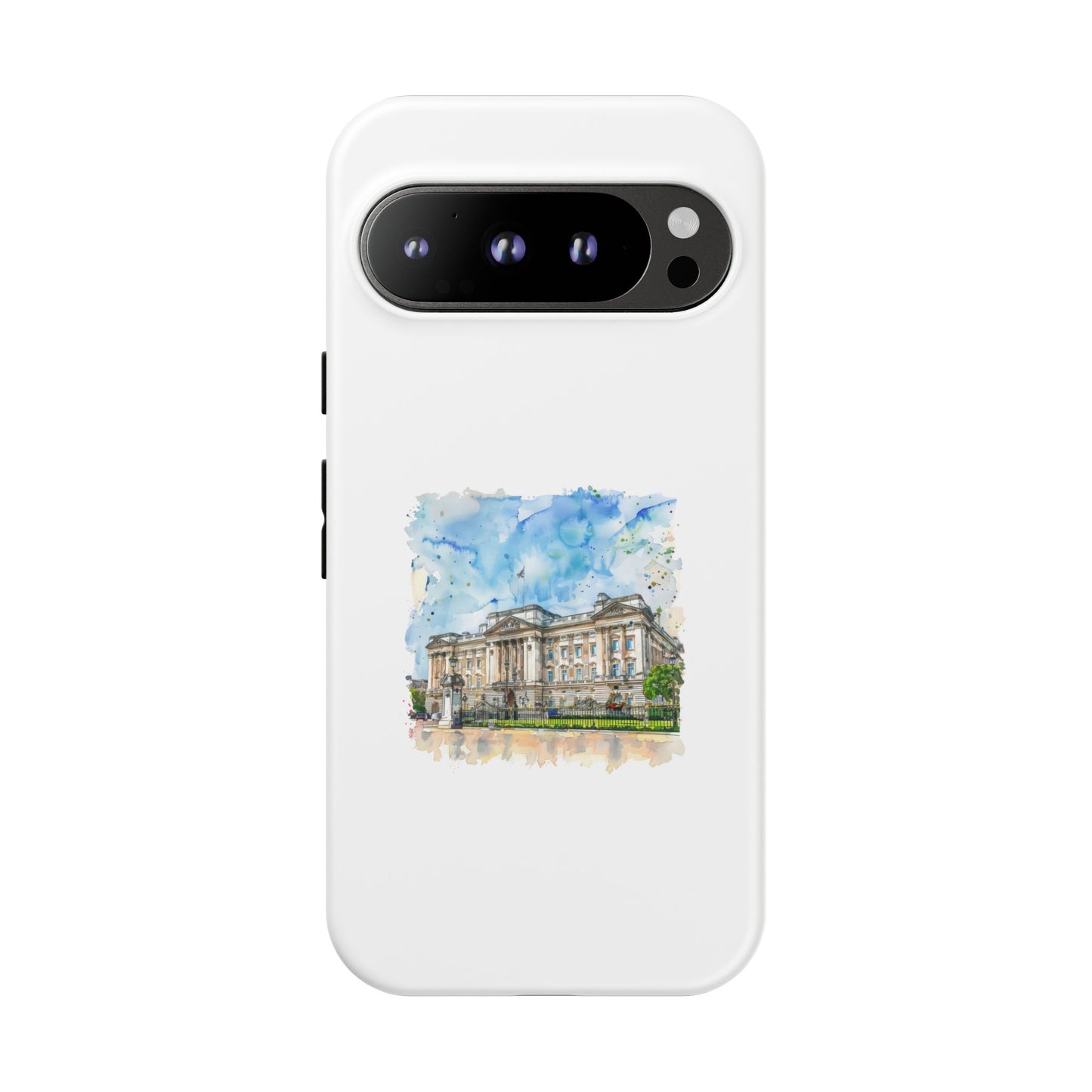 Artistic Phone Case - Watercolor Architecture Design
