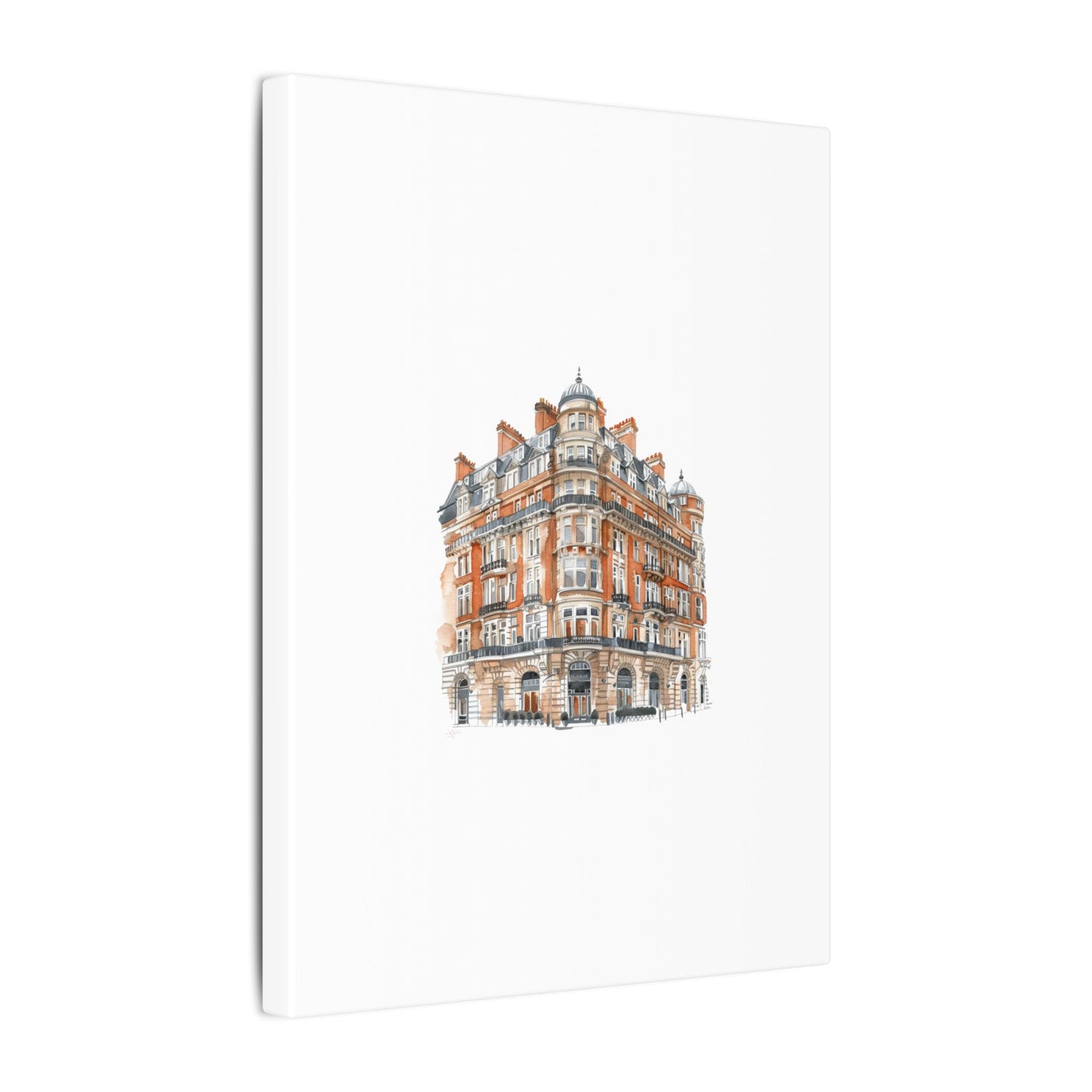 Artistic Matte Canvas Print of Historic Building, Wall Art Decor, Home Interior, Unique Gift, Fine Art, Architecture Lover, Urban Design