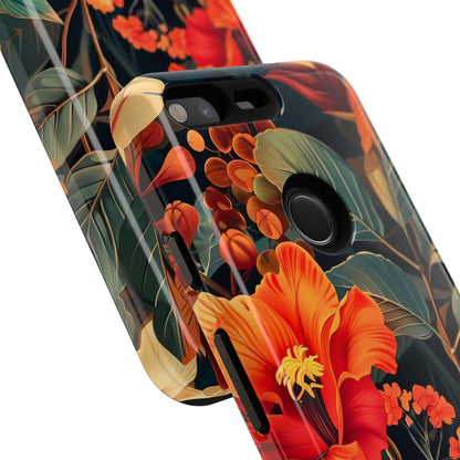 Colorful Floral Phone Case, Tough Cases, Vibrant Smartphone Cover, Gift for Nature Lovers, Summer Vibes, Unique Phone Accessory
