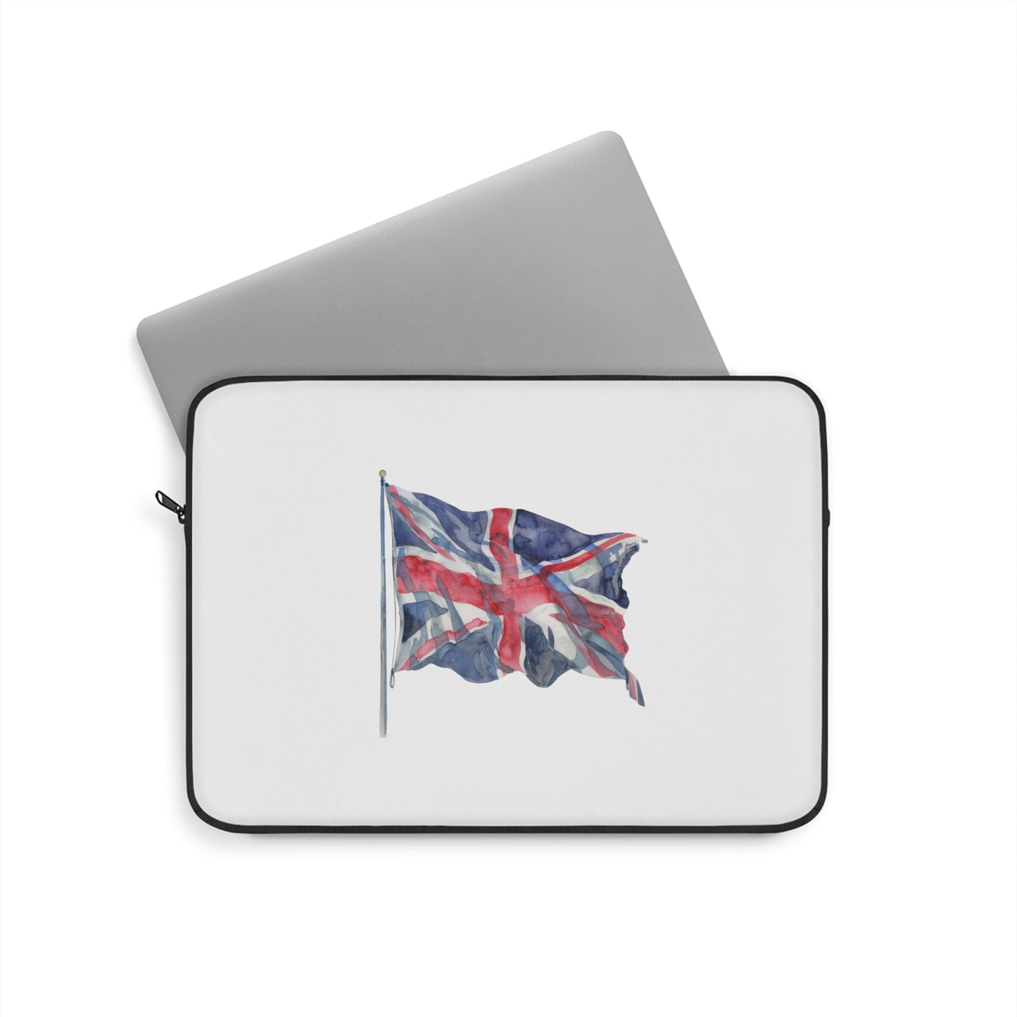 Union Jack Laptop Sleeve | Stylish Computer Case, British Flag Design, Gift for Students, Travel Accessory, Modern Tech Pouch