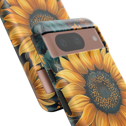Sunflower Phone Case - Bright Floral Design, Stylish Tough Cover for Sunflower Lovers, Gift for Plant Enthusiasts, Mom Gift, Nature Lovers