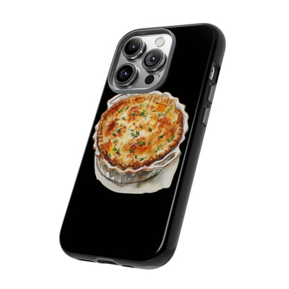 Quiche Phone Case - Funky Kitchen Decor, Foodie Gift, Chef Accessories, Culinary Art, Quirky Phone Cover