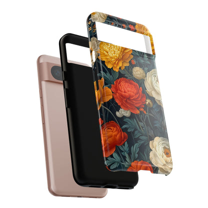Floral Tough Case for Phones | Durable Floral Phone Cover, Boho Chic, Unique Gift for Her, Phone Protection, Flower Design