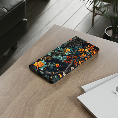Floral Phone Case | Tough Cases, Protective Cover, Gift for Her, Autumn Vibes, Floral Phone Accessory, Unique Design