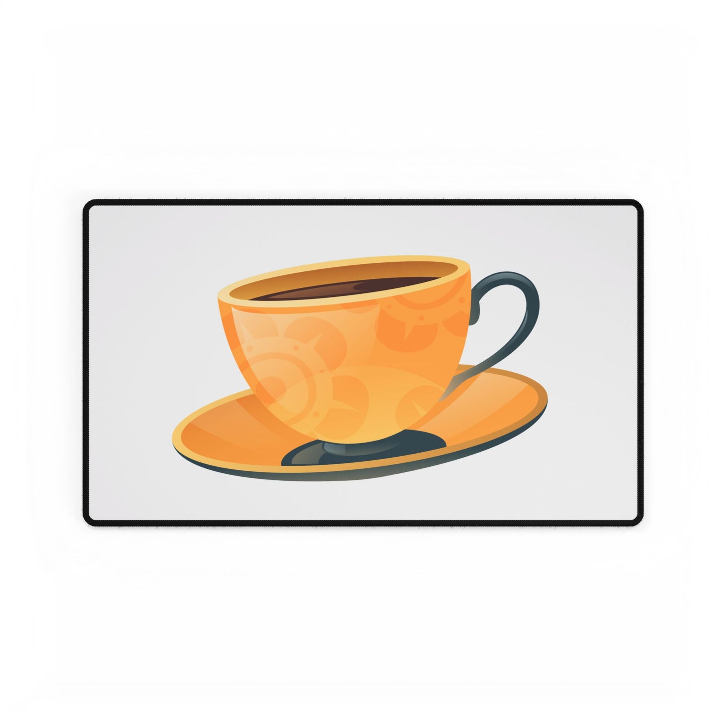 Coffee Lover's Desk Mats, Office Decor, Desk Accessories, Cute Coffee Design, Workspace Gifts, Home Office Essentials