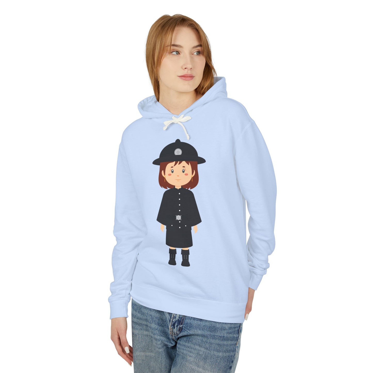 Unisex Lightweight Hooded Sweatshirt - Guarding Tradition - The British Redcoat
