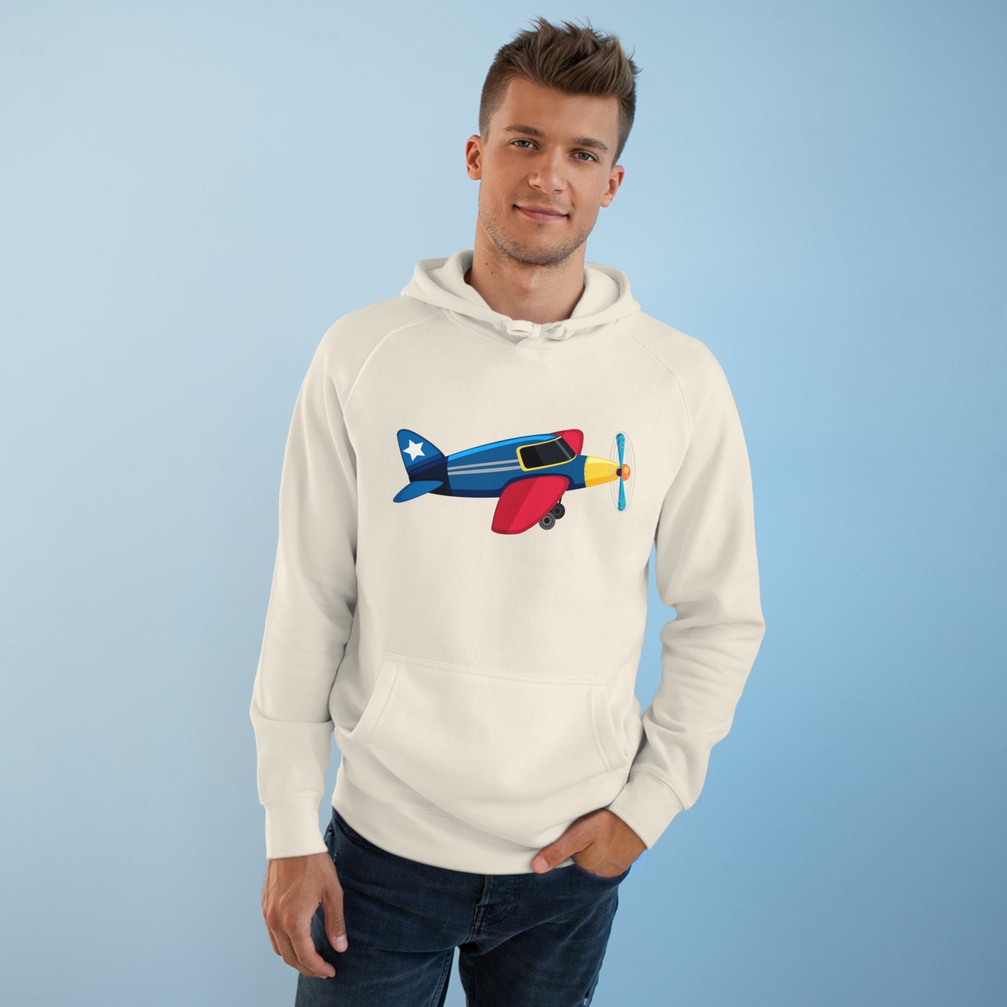Unisex Hoodie - Versatile Retro Aviation Design