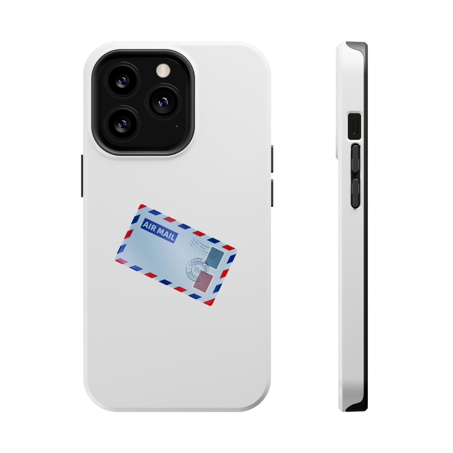 Air Mail Design Magnetic Phone Cases, Custom Phone Cover, Unique Gift for Travelers, Stylish Accessories for Holidays, Fun Phone Cases