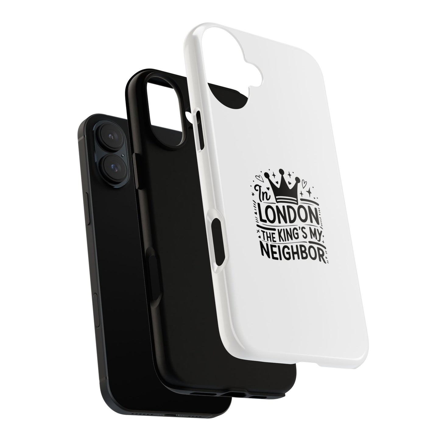 London-Themed Tough Phone Case - Chic & Stylish Protection
