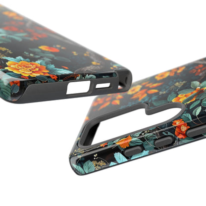 Floral Phone Case | Tough Cases, Protective Cover, Gift for Her, Autumn Vibes, Floral Phone Accessory, Unique Design