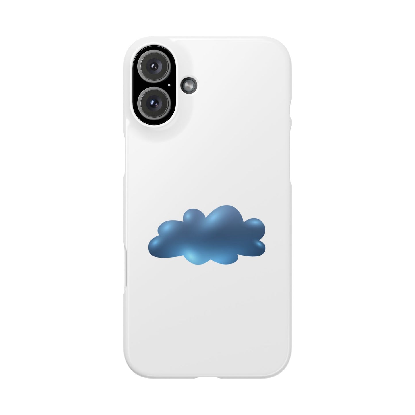 Cloud Design Slim Phone Cases - Aesthetic Protection for Your Device, Cute Phone Cover, Trendy Accessories, Gift for Her, Cloudy Vibes