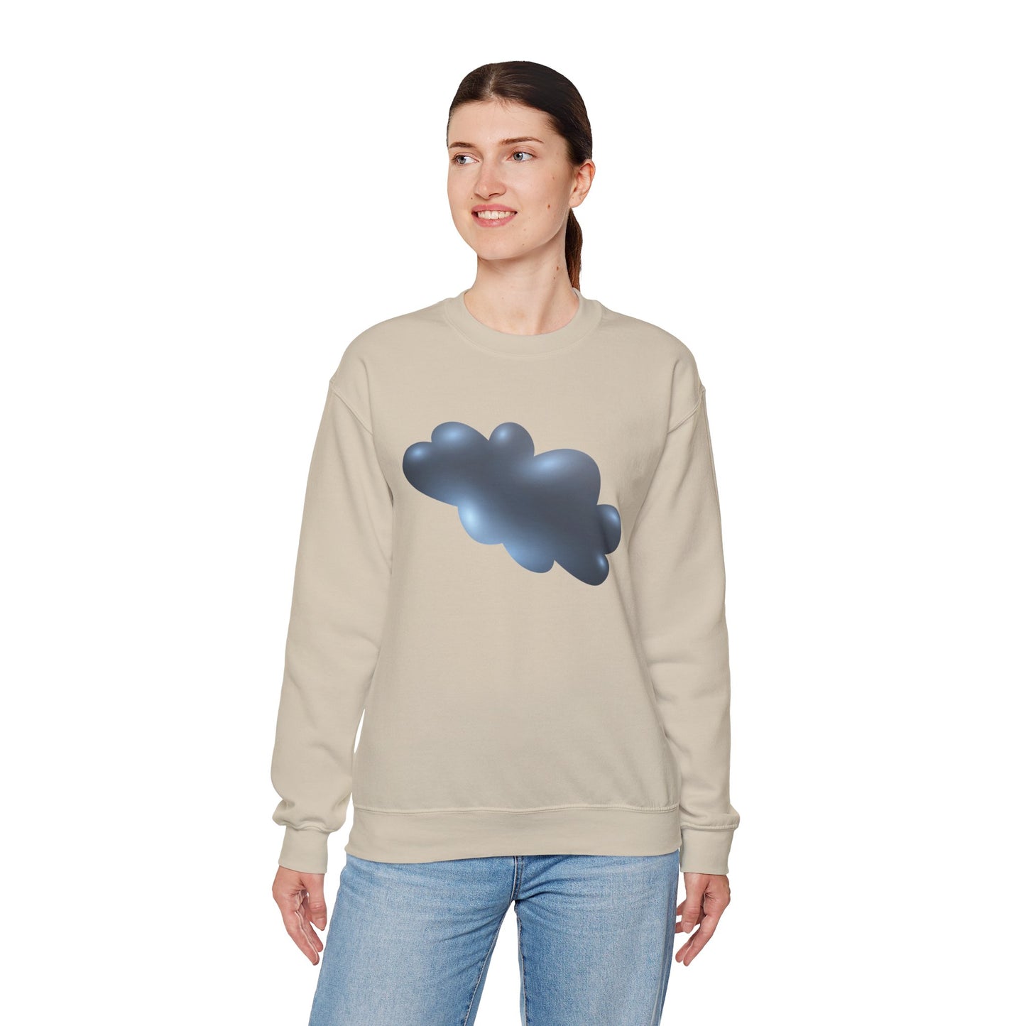 Unisex Heavy Blend™ Crewneck Sweatshirt - Serene Cloudscape - Dreamy Cloud Design