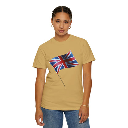 Unisex Garment-Dyed T-shirt - Emblem of Unity - The British Flag