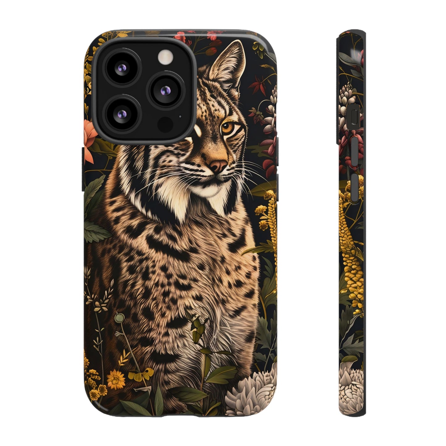 Wildlife Phone Case with Lynx Design, Tough Cases, Animal Lovers Gift, Nature Inspired Accessories, Unique Tech Protection