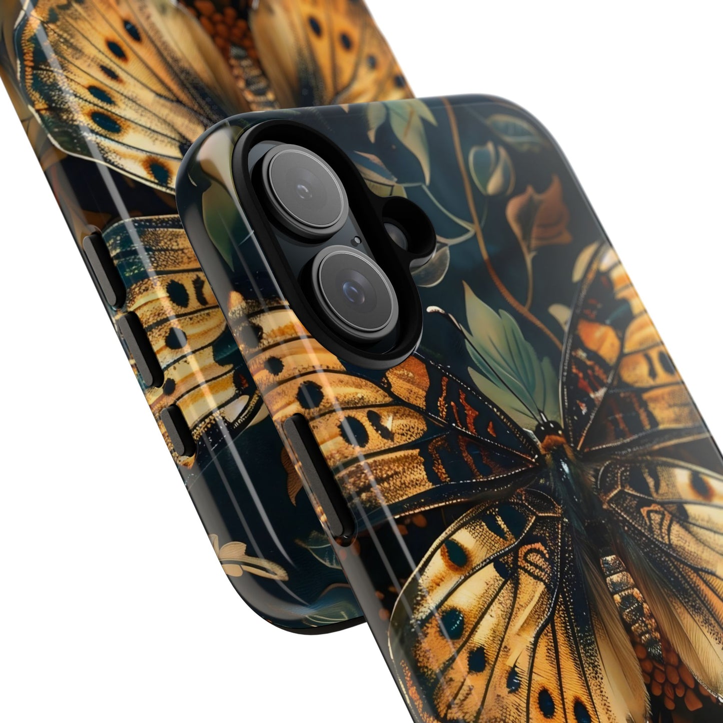 Butterfly Floral Phone Case, Tough Cases, Protective Cover, Unique Gift, Nature Lover, Art Print, Spring Decor