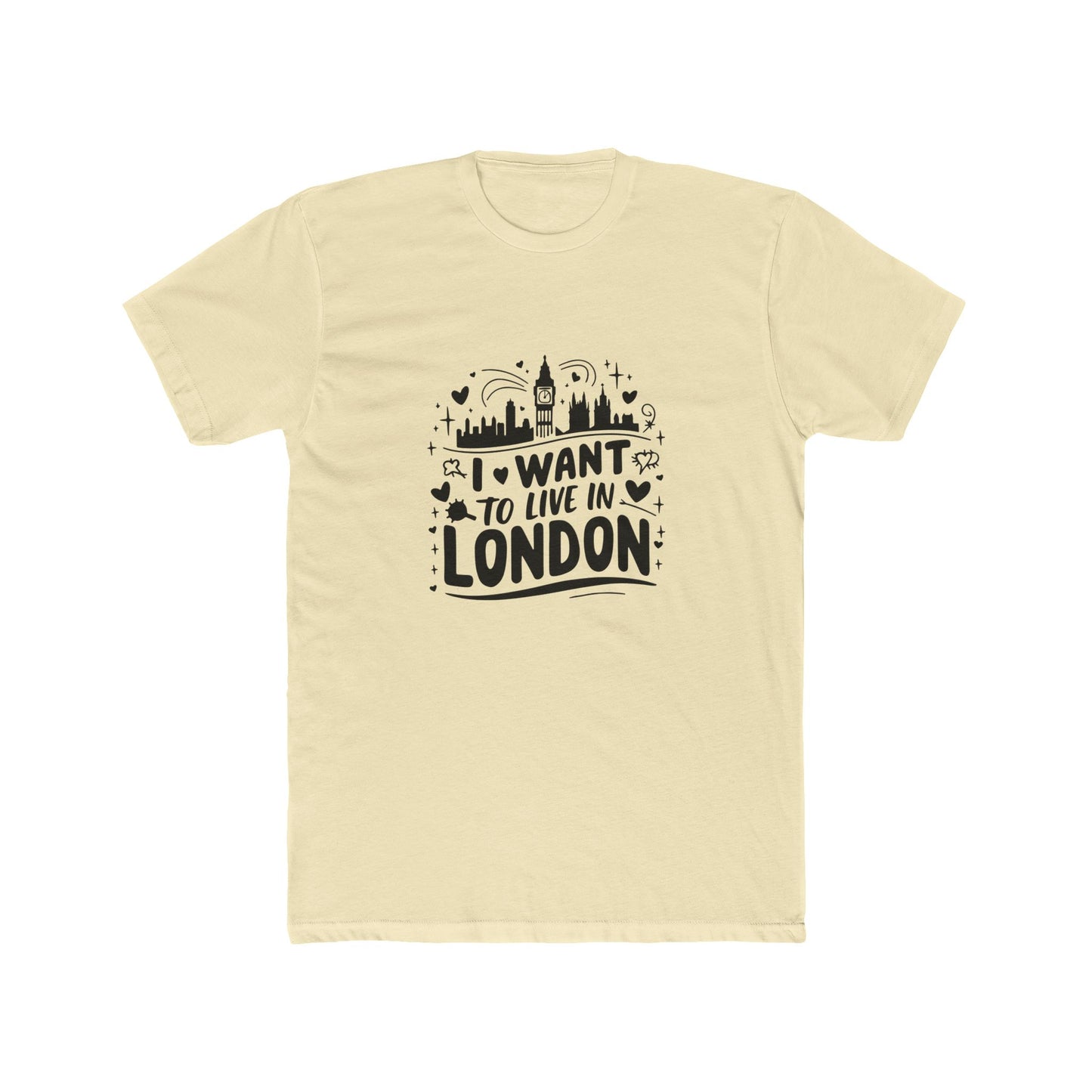 Living my best life in London Unisex Cotton Crew Tee