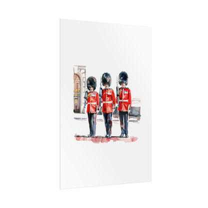 London Guard Roll-Up Posters, British Soldier Art Prints, Home Decor, Travel Gifts, Wall Art for Various Occasions