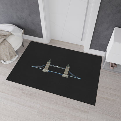 London Bridge Heavy Duty Floor Mat, Stylish Home Decor, Kitchen or Entryway Mat, Unique Gift for Housewarming, Rug for Cozy Living