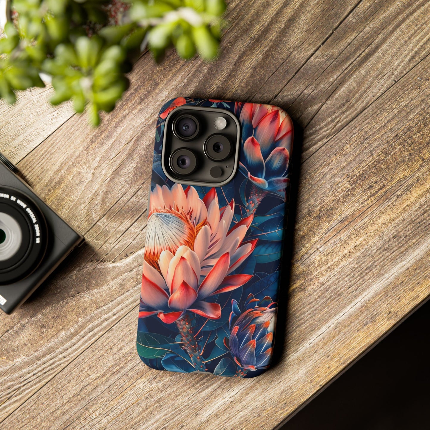 Floral Phone Case | Tough Cases, Floral Design, Phone Accessory, Gift for Her, Customizable Case, Nature Lover Gift