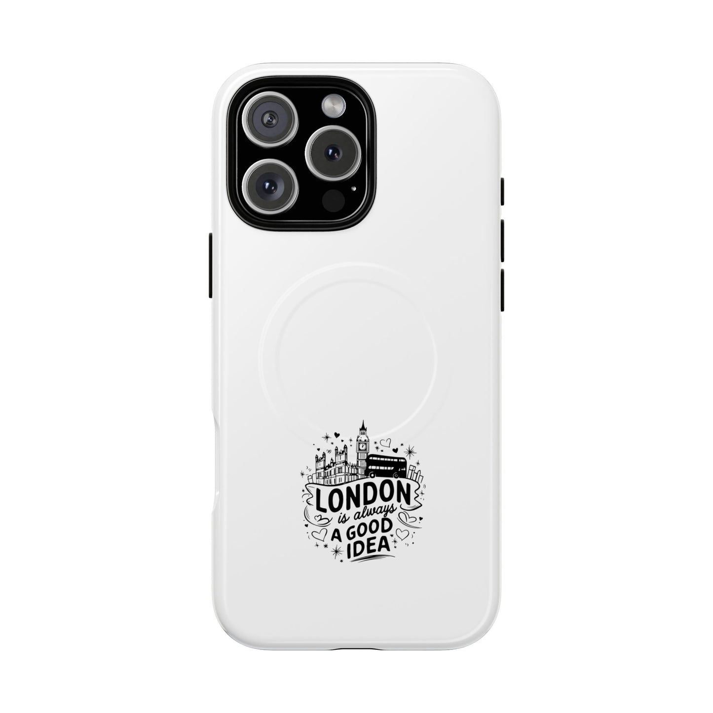 Tough Magnetic Phone Cases - London Is Always A Good Idea, Custom Phone Covers, Travel Gifts, Modern Phone Cases, Durable Cases, [...]